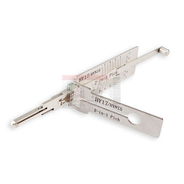 ORIGINAL LISHI HYN15 HY17 HYUNDAI ILCO X269 2-IN-1 PICK - DOOR / TRUNK - ANTI GLARE