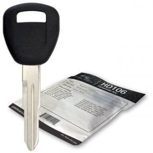 LOCK LABS EZ FLASHER HONDA KEY SET - 1 EACH OF BLACK AND RED KEY HD106