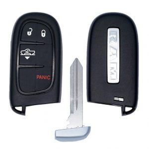 2013-2018 RAM 1500 2500 3500 4B SMART KEY REMOTE START PROXIMITY FOB 68159656 W/ AIR RIDE