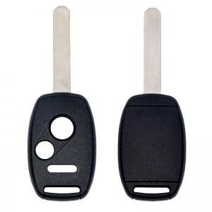 HONDA INDESTRUCTIBLE REPLACEMENT REMOTE HEAD KEY SHELL 3B HO01 UNBREAKABLE D-SHELL (W/ REMOVEABLE CHIP CRADLE)