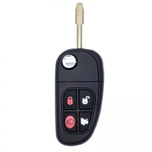 2000-2009 JAGUAR 4B FLIP KEY KEYLESS REMOTE FOB TRANSMITTER CWTWB1U243