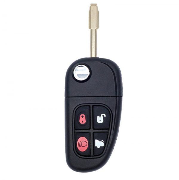2000-2009 JAGUAR 4B FLIP KEY KEYLESS REMOTE FOB TRANSMITTER CWTWB1U243
