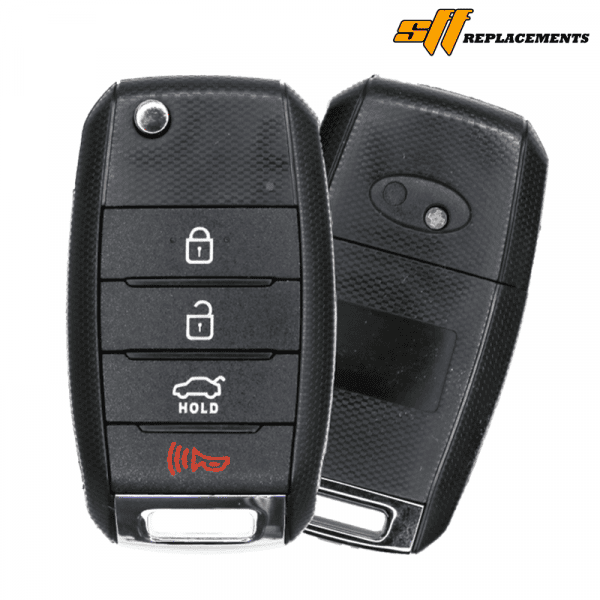2014-2017 REPLACEMENT 4B FLIP STYLE KEYLESS REMOTE FOB TRANSMITTER FOR KIA RIO TQ8-RKE-3F05 UB14MY