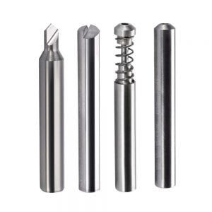 DIMPLE CUTTERS AND TRACERS 4-PIECE SET FOR MUL-T-LOCK MACHINES BY RAISE