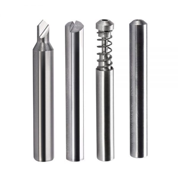 DIMPLE CUTTERS AND TRACERS 4-PIECE SET FOR MUL-T-LOCK MACHINES BY RAISE