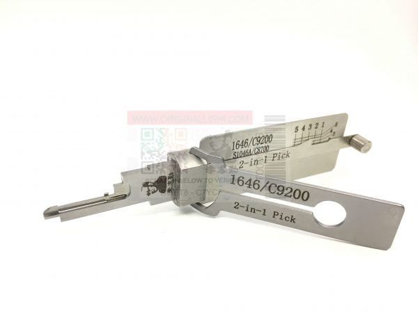 ORIGINAL LISHI 2 IN 1 PICK FOR NATIONAL COMPX MAILBOX LOCKS C9200 / C8700 / 1646 - ANTI-GLARE