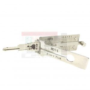 ORIGINAL LISHI HONDA HD74 / HON31R 2-IN-1PICK/DECODER  - ANTI-GLARE