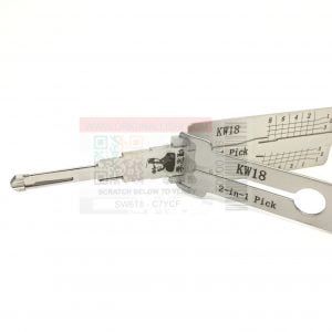 ORIGINAL LISHI KAWASAKI KW18/KA33 2-IN-1PICK/DECODER - ANTI-GLARE