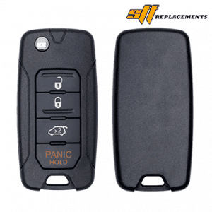 2015-2019 REPLACEMENT 4B KEYLESS FLIP REMOTE FOB TRANSMITTER FOR JEEP FIAT 2ADFTFI5AM433TX