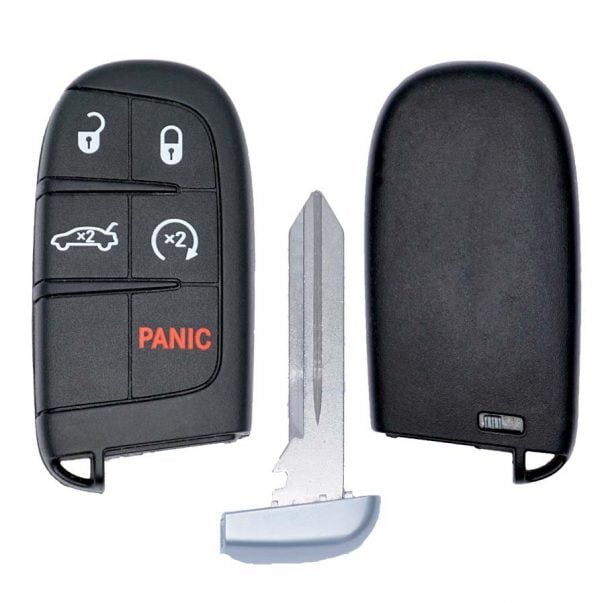 2015-2023 REPLACEMENT 5B SMART KEYLESS PROXIMITY REMOTE FOB FOR DODGE CHRYSLER 68394195 68155687 M3N-40821302 - Image 2