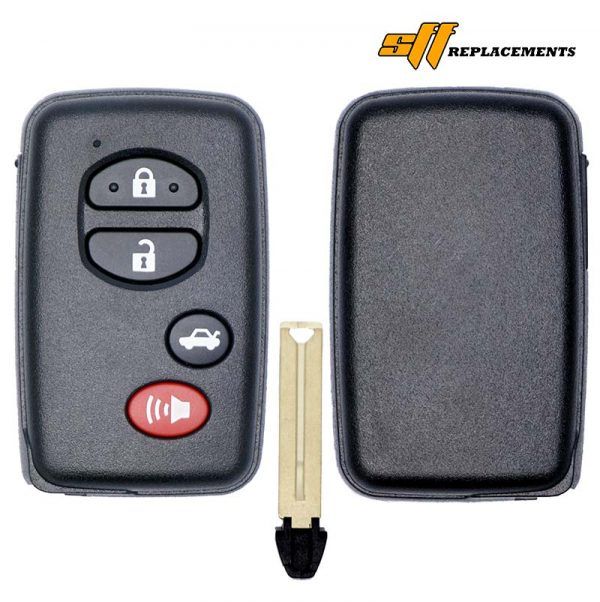 2009-2012 REPLACEMENT 4B SMART KEYLESS PROXIMITY REMOTE FOB FOR TOYOTA AVALON CAMRY COROLLA HYQ14AAB 'E'