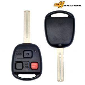 2003-2008 REPLACEMENT SHORT BLADE 3B REMOTE HEAD FOB TRANSMITTER FOR LEXUS GX470 LX470 HYQ1512V