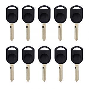 PACK OF 10 H92-PT 80BIT TRANSPONDER KEY FOR FORD LINCOLN MERCURY