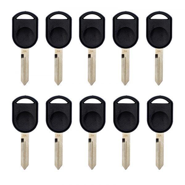 PACK OF 10 H92-PT 80BIT TRANSPONDER KEY FOR FORD LINCOLN MERCURY