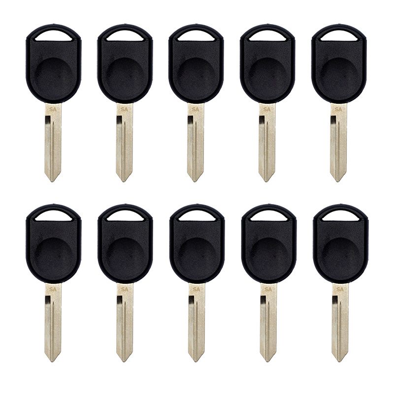 PACK OF 10 H92-PT 80BIT TRANSPONDER KEY FOR FORD LINCOLN MERCURY