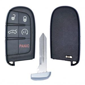 NEW REPLACEMENT 5B CASE SHELL FOR DODGE CHRYSLER SMART KEYLESS PROXIMITY REMOTE FOB