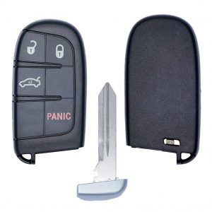 NEW REPLACEMENT 4B CASE SHELL FOR DODGE CHRYSLER SMART KEYLESS PROXIMITY REMOTE FOB