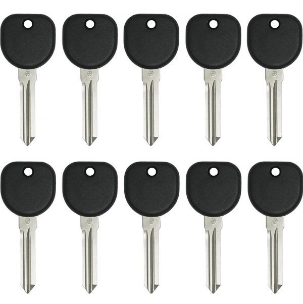 PACK OF 10 REPLACEMENT CIRCLE PLUS Z KEYWAY TRANSPONDER KEY FOR GM B111