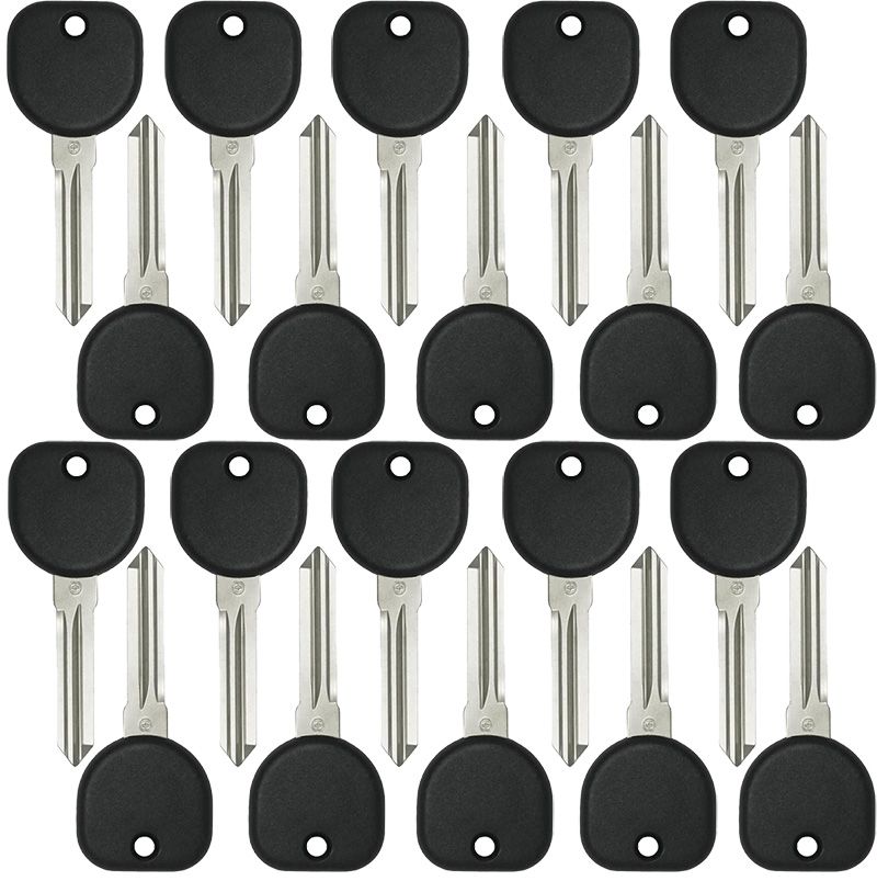 REPLACEMENT CIRCLE PLUS Z KEYWAY TRANSPONDER KEY FOR GM B111 PACK OF 20