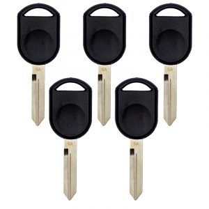 PACK OF 5 H92-PT 80BIT TRANSPONDER KEY FOR FORD LINCOLN MERCURY