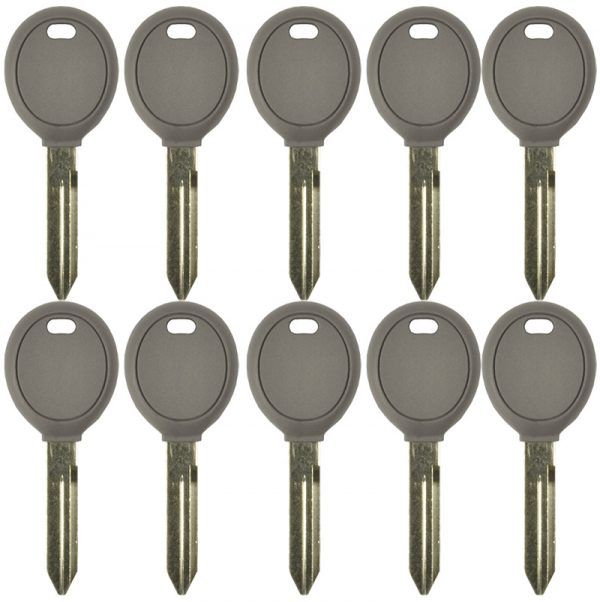 PACK OF 10 TRANSPONDER KEYS FOR CHRYSLER DODGE JEEP Y164