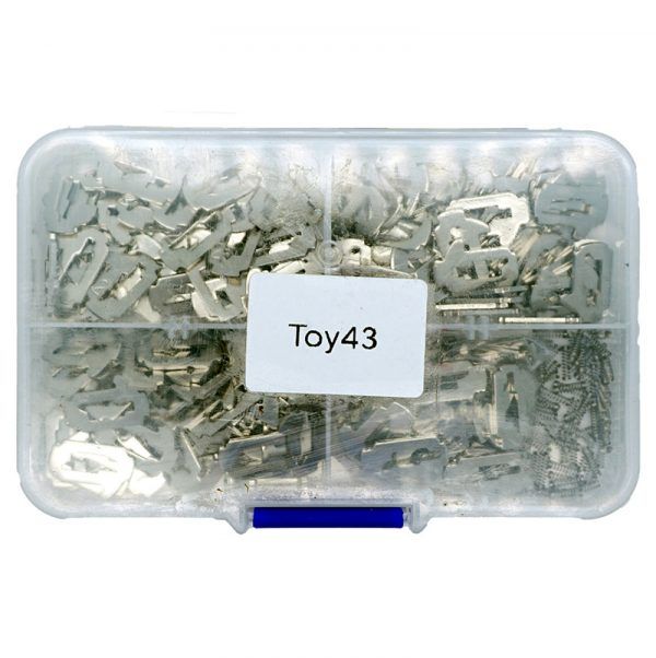 1992-2019 TOYOTA TR47 TOY43 8 CUT IGNITION LOCK WAFER SET