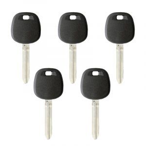 PACK OF 5 REPLACEMENT TOY44G TRANSPONDER KEY FOR TOYOTA (G CHIP)