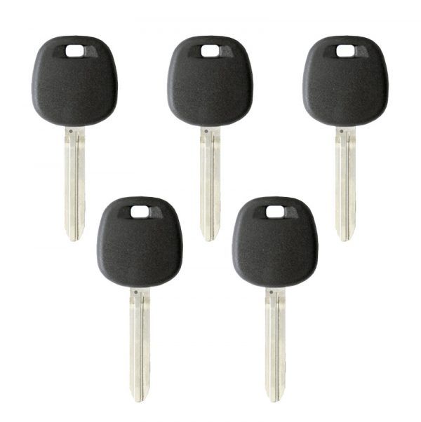 PACK OF 5 REPLACEMENT TOY44G TRANSPONDER KEY FOR TOYOTA (G CHIP)