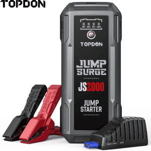 TOPDON JUMPSURGE 2000 12V POWER BANK AND JUMP STARTER WITH BOOST FUNCTION & FLASHLIGHT