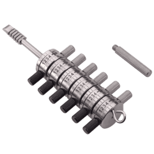 ORIGINAL LISHI FORD JAGUAR TIBBE PFTPD 6 CUT TIBBE PICK SET