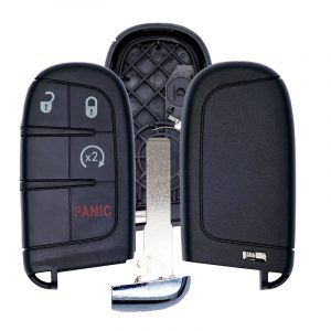 NEW REPLACEMENT 4B CASE SHELL FOR JEEP FIAT SMART KEYLESS PROXIMITY REMOTE FOB M3N-40821302