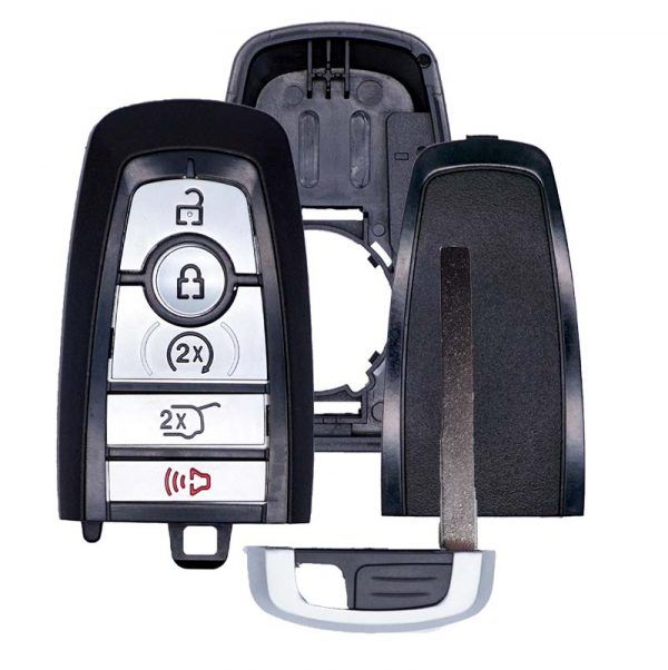 REPLACEMENT 5B SMART KEYLESS PROXIMITY CASE / SHELL FOR FORD 164-R8198