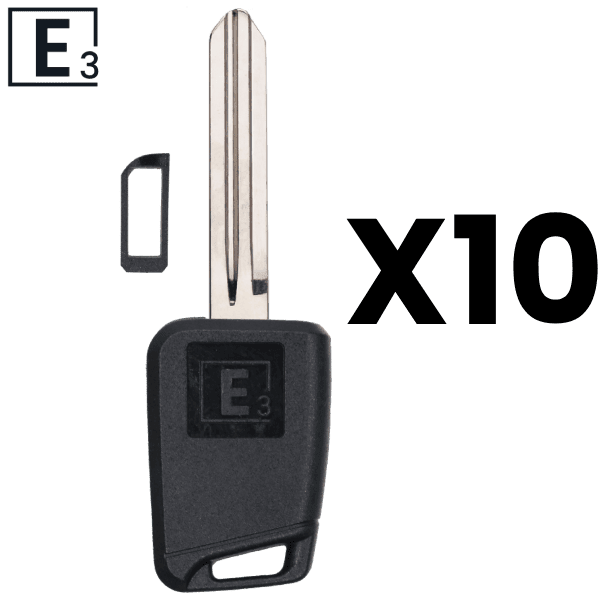 E3 SOLID KEY SHELL – MECHANICAL KEY FOR HY15 HY-13D HYUNDAI KIA - Pack Of 10
