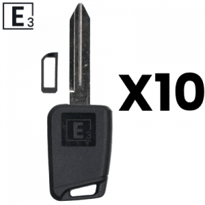 E3 SOLID KEY SHELL – MECHANICAL KEY FOR Y159 Y157 P1795 CHR-15 PACK OF 10
