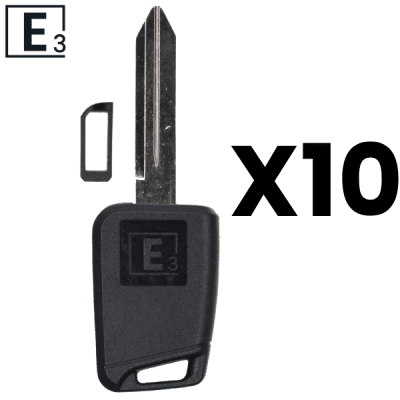 E3 SOLID KEY SHELL – MECHANICAL KEY FOR Y159 Y157 P1795 CHR-15 PACK OF 10
