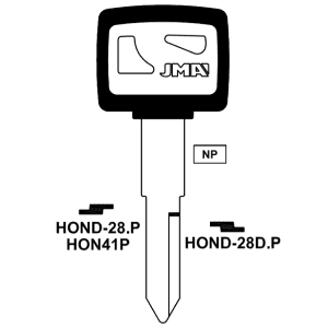JMA HONDA HON41 SCOOTER KEY HOND-28.P PACK OF 5