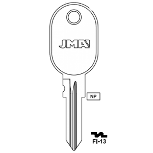 JMA VESPA PIAGGIO GT15RAP SCOOTER KEY FI-13 PACK OF 10
