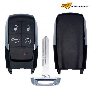 2019-2024 REPLACEMENT SMART KEY 5B PROXIMITY REMOTE FOB FOR RAM, LIMITED, LONGHORN GQ4-76T 68374994