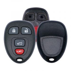 REPLACEMENT 4B KEYLESS ENTRY REMOTE SHELL / CASE FOR GM OUC60221 / 0UC60270