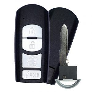 REPLACEMENT 4B PROXIMITY SMART KEY SHELL FOR MAZDA WAZSKE13D01 WAZSKE13D02