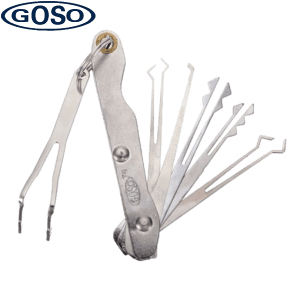 GOSO FOLDABLE 6PC LOCK PICK SET