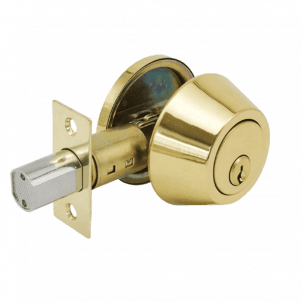 MAXTECH Builders series Grade 3 High Quality Single Cylinder Deadbolt - Brass Finish