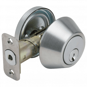 MAXTECH Builders series Grade 3 High Quality Single Cylinder Deadbolt Satin Finish