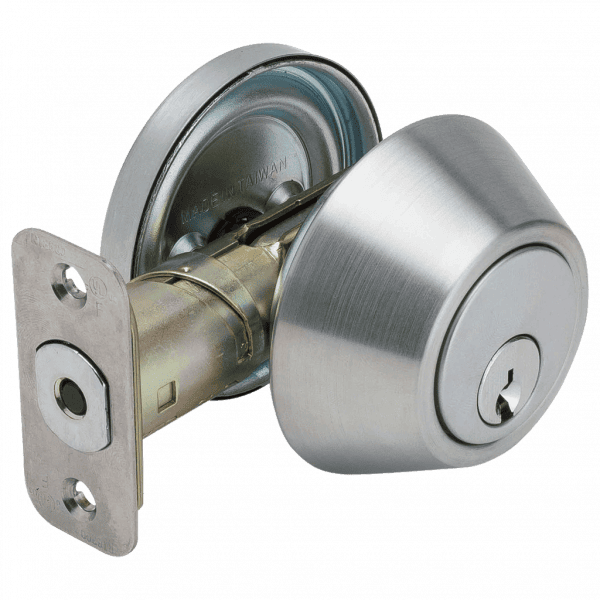 MAXTECH Builders series Grade 3 High Quality Single Cylinder Deadbolt Satin Finish