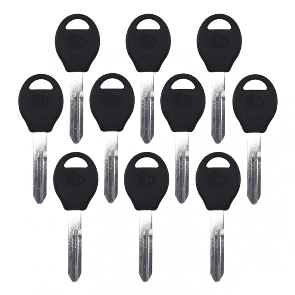 KEYLINE NISSAN PLASTIC HEAD KEY BLANK DAT-15P DA34P NS34CP X237P NSN14CP PACK OF 10