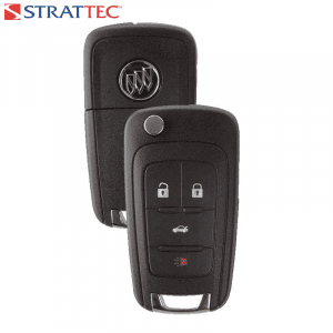 2010-2017 STRATTEC BUICK LACROSSE REGAL 4B PEPS FLIP STYLE KEYLESS REMOTE OHT05918179 5912558