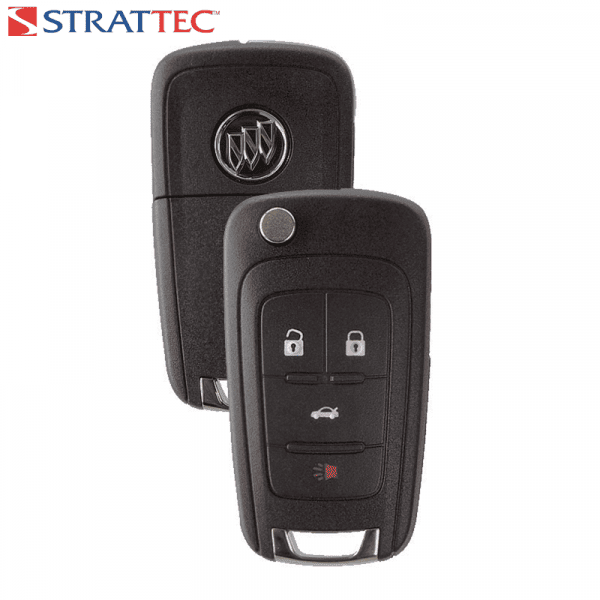 2010-2017 STRATTEC BUICK LACROSSE REGAL 4B PEPS FLIP STYLE KEYLESS REMOTE OHT05918179 5912558