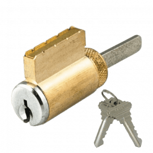 MAXTECH KIK Cylinder US26D Nickel Finish (SC1 Keyway)