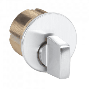 MAXTECH 1" Thumbturn Mortise Cylinder 26D Satin Chrome Finish