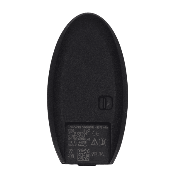 2021-2024 3B NISSAN FRONTIER MURANO TITAN SMART KEYLESS REMOTE FOB KR5TXN7 285E3-9BU1A 285E3-9BU1B (PEWTER LOGO) - Image 3